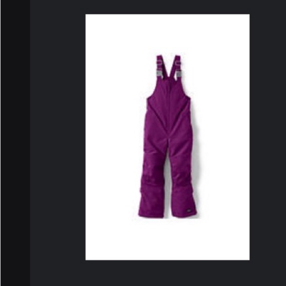 Land’s End Kid’s Squall Waterproof Iron Knee Bibs
